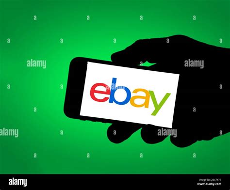 Ebay Logo On Mobile Device Stock Photo Alamy