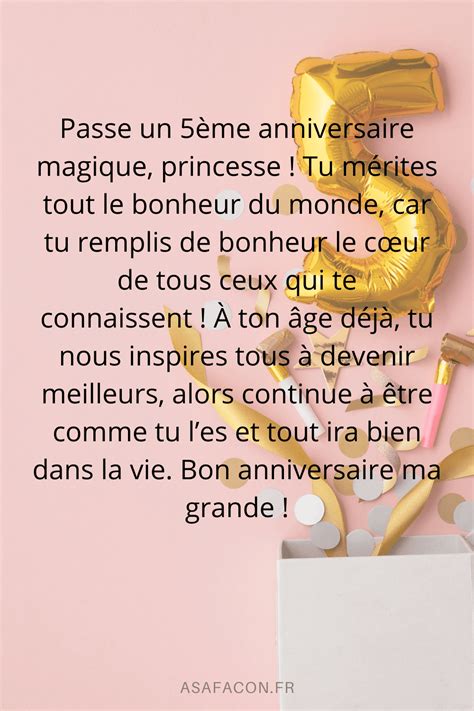 Joyeux Anniversaire Ans Id Es De V Ux Pour Gar Ons Et Filles