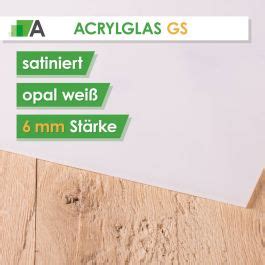 Acrylglas Gs Beidseitig Satiniert Opal St Rke Mm Online Kaufen