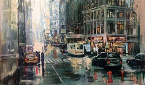 Big City Painting By Julia Sedyuk Saatchi Art