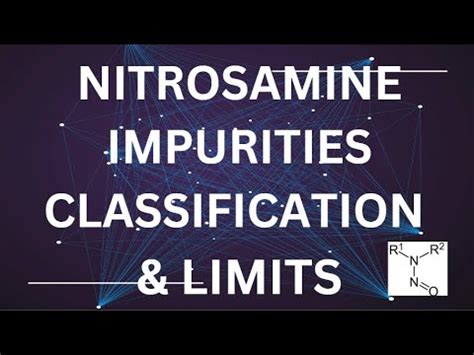 NITROSAMINE IMPURITIES CLASSIFICATION LIMITS YouTube