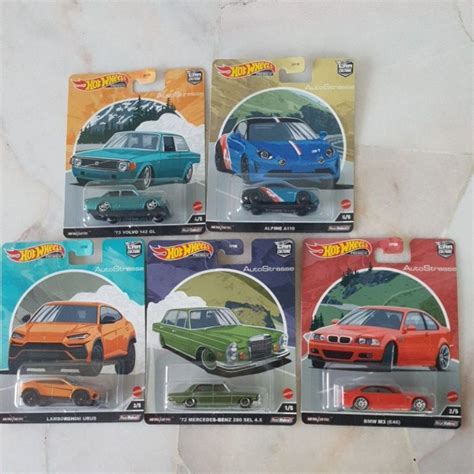 Hot Wheels Premium Car Culture Autostrasse Lamborghini Urus Btw M E Mercedes Sel Alpine
