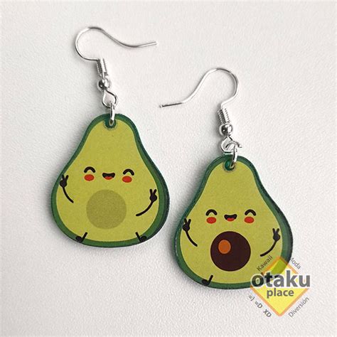 Aretes Aguacate Kawaii Otaku Place