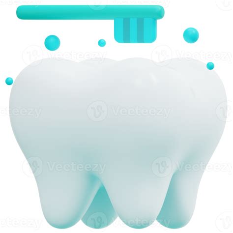 Ilustração De ícone De Renderização 3d De Escova De Dentes 12041750 Png