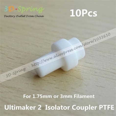 Visit To Buy 10Pcs Ultimaker 2 UM2 Hot End Isolator Coupler PTFE