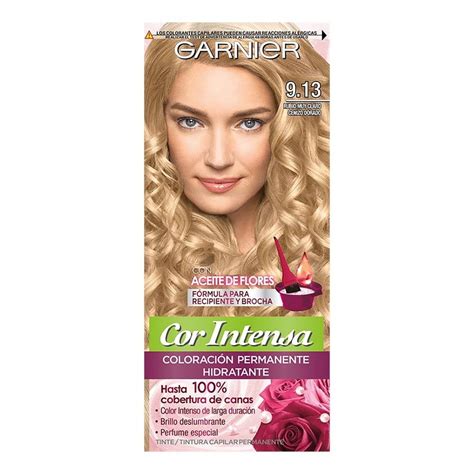 Tinte Para Cabello Garnier Cor Intensa Rubio Muy Claro Ceniza