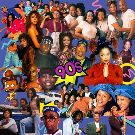 90s Pop Culture Collage