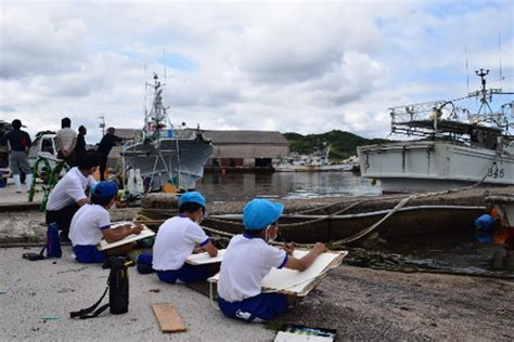 久手の海と「one Team」になろう！【大田市立久手小学校】 採択校・活動詳細 笹川平和財団 海洋教育パイオニアスクールプログラム