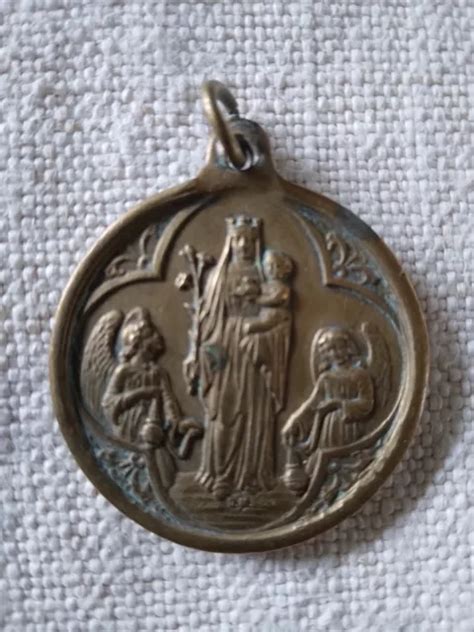 Ancienne Rare M Daille Religieuse St J Vierge L Enfant Christianisme