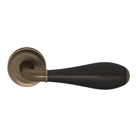 Dørgreb Turnstyle Designs Amalfine Sort Bronze Antik Messing Model Df3025 Dørgreb