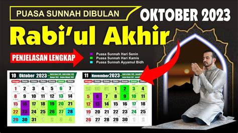 Puasa Sunnah Di Bulan Rabi Ul Akhir Puasa Senin Kamis Puasa