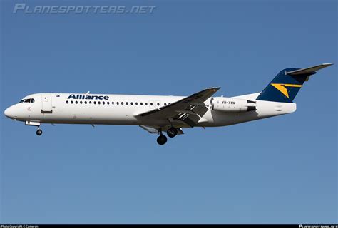 VH XWM Alliance Airlines Fokker 100 F28 Mark 0100 Photo By Cameron