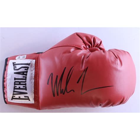 Mike Tyson Signed Everlast Boxing Glove Beckett Pristine Auction