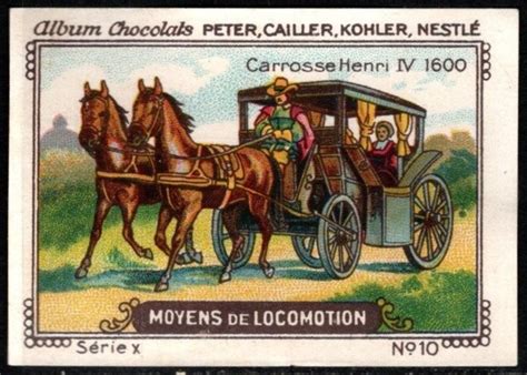 Vintage Swiss Poster Stamp Peter Cailler Kohler Nestl Means Of