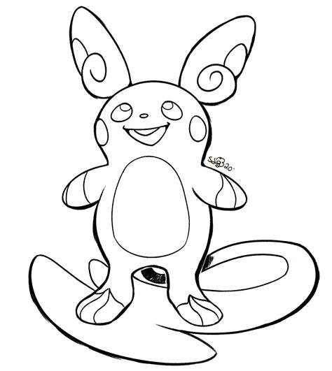 Pokemon Coloring Pages Raichu