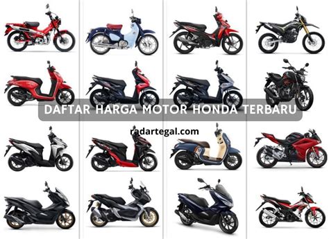 Daftar Harga Motor Honda Terbaru Per Januari Dari Matic Hingga