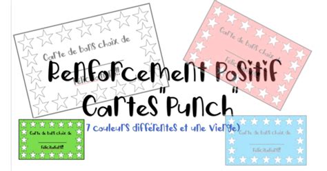 Renforcement Positif Cartes Punch