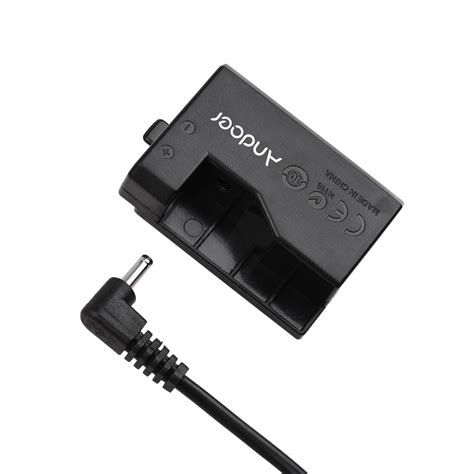 Andoer Ack E10 5v Usb Dummy Battery Adaptador De Acoplamiento De Cc Reemplazo Para Lp E10