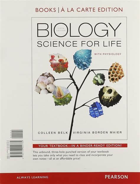 Biology Science For Life With Physiology Belk Colleen Maier