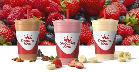 The Smoothie King Menu | Smoothie King