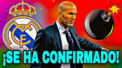 SE ACABA DE CONFIRMAR ESTA BRUTAL NOTICIA PARA EL REAL MADRID CON