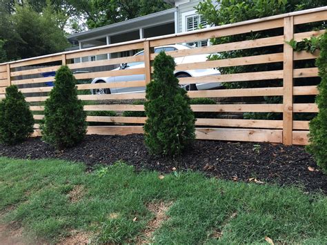 Custom Horizontal Cedar Fencing For Ormewood Park Home Allied Fence