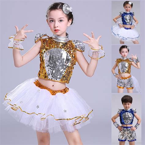 Trajes Modernos De Baile De Jazz Para Ni Os Y Ni As Conjunto De Top