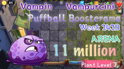 Plant Vs Zombies Arena Week B Puffball Boosterama Million