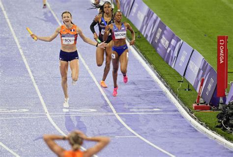 Netherlands Femke Bol Steals Heartbreaking 4x400 Mixed Relay Win From