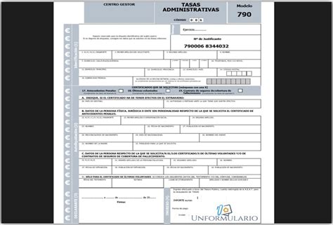 Formulario 790 De España Actualizado Septiembre 2023