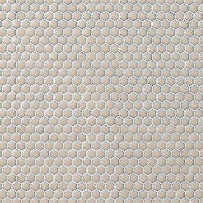 Ivy Hill Tile Bliss Edged Hexagon Honeycomb Mosaic Floor Wall Tile