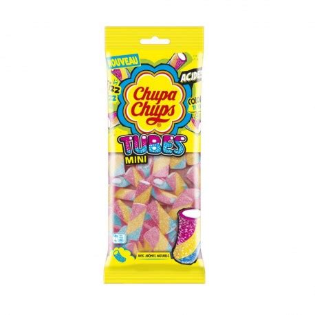 Chupa Chups Sour Tubes Mini Bonbons Fourr S Acidul S