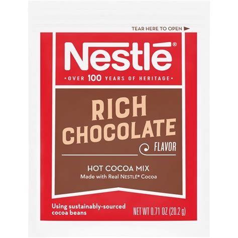 Nestle Rich Chocolate Single Serve Hot Cocoa Packets Hot Chocolate