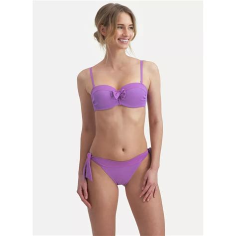 Cyell Bademode Purple Rain Bandeau Bikini Oberteil Annadiva