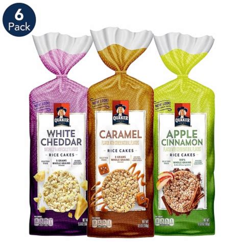 Quaker Rice Cakes Variety Pack 6 Ct Kroger