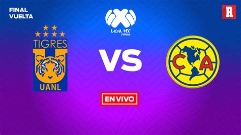 Tigres Vs América Liga Mx Femenil En Vivo Y En Directo Final Vuelta