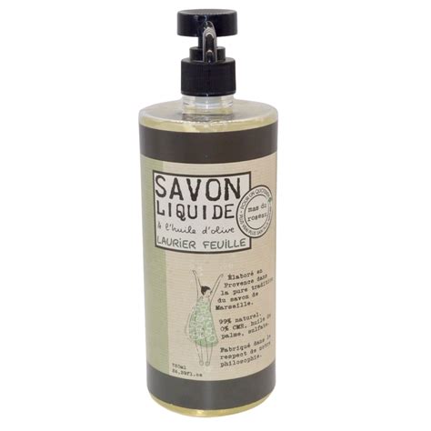 Gel et savon liquide à l huile dolive Senteur laurier feuille