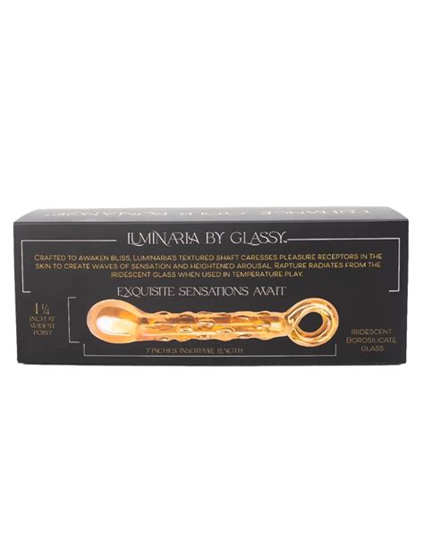 Glassy Luminaria Glass Dildo LL B Lover S Lane