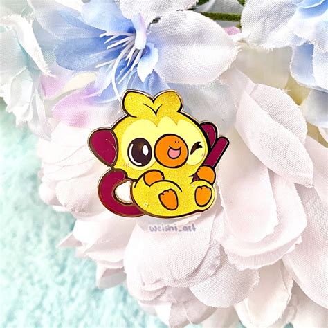 LIMITED Shiny Grookey Enamel Pin - Etsy