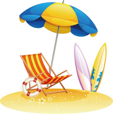 Vacances Dété Plage Png Tube Beach Clipart Vacation