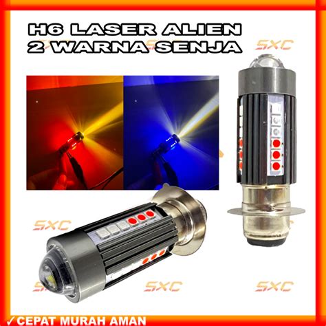 Jual Original Lampu Utama Motor H Laser Led Alien H Led Laser