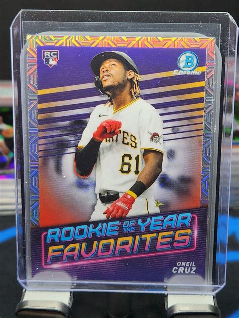 Bowman Rookie Of The Year Favorites Mojo Refractor Royf Oneil