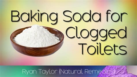 Baking Soda For Clogged Toilet Cleaning Youtube