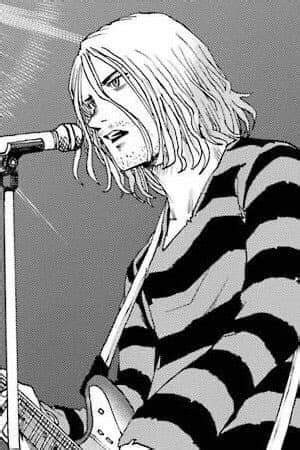 Nirvana Blew Boddah on Twitter Kurt Cobain desenhado em mangá é a