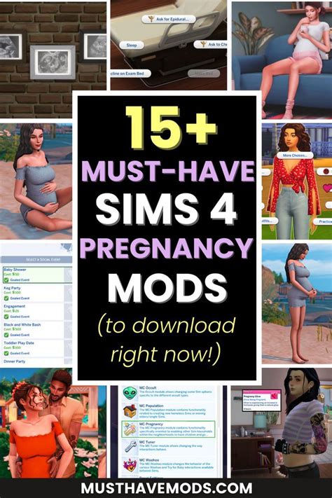 15 Must Have Sims 4 Pregnancy Mods You Need For More Realistic Pregnancies Sims 4 Mods Sims