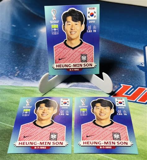 Heung Min Son Panini Fifa Qatar World Cup Lot Of Eur