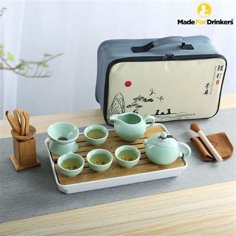 Chinese Tea Set Hand Painted Porcelain (Complete set) – Made For Drinkers