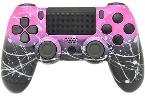 Pink And Black Fade Playstation 4 Wireless Custom Controller