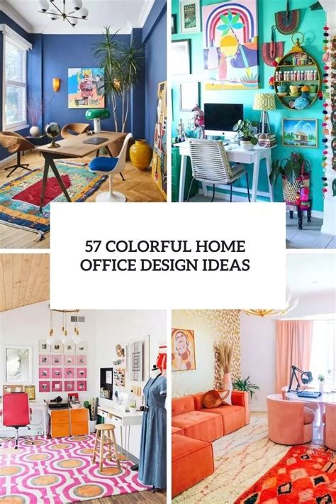 57 Colorful Home Office Design Ideas Cover Digsdigs Home Office