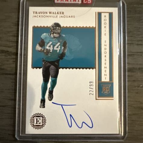 2022 Panini Encased Travon Walker Rookie Endorsements Auto 22 99